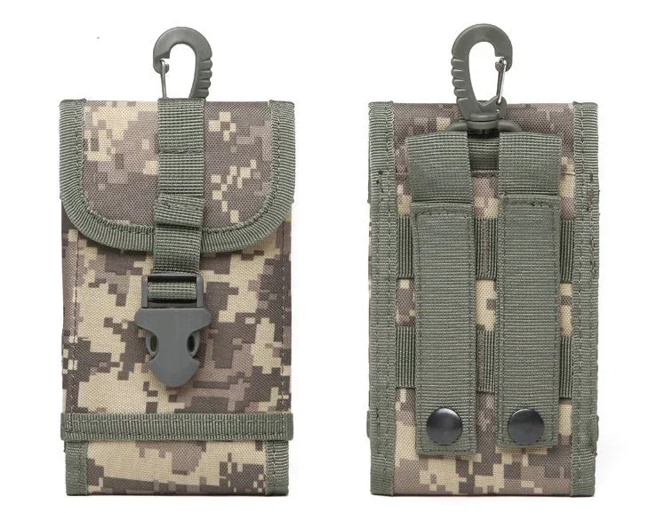 Borsa tattica Mobile MOLLE Telefono Sport all'aria aperta Escursionismo Caccia Cintura Custodia Custodia Camo Pack Accessori