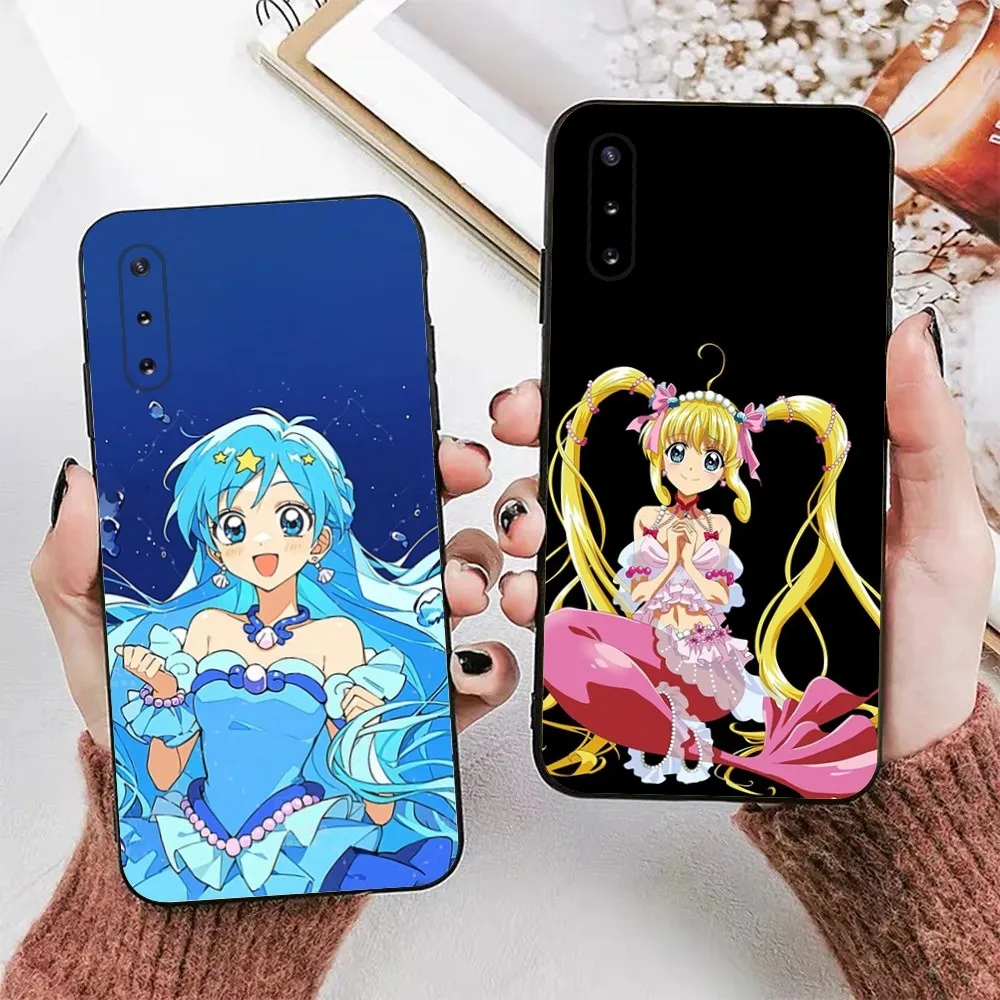 

Mermaid Melody Pichi Phone Case For Samsung Galaxy A13,A21s,A22,A31,A32,A52,A53,A71,A80,A91 Soft Black Phone Cover