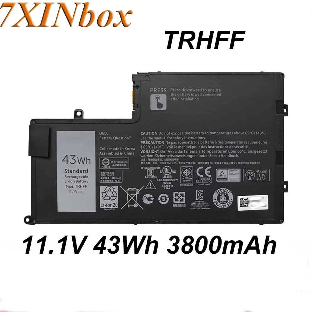 

7xinbox TRHFF 11,1 V 43Wh Оригинальная батарея для ноутбука DELL Inspiron 14-5445 5447 5448 15-5545 5548 5557 Latitude 3550 3450 Series