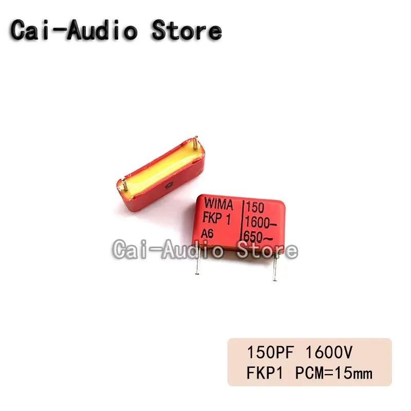 2PCS/5PCS/10PCS/Lot Brand NEW Germany WIMA FKP1 1600V 150PF 1600V 151  0.00015UF Film Capacitor 1600v150pf 151 Pitch 15mm 5%
