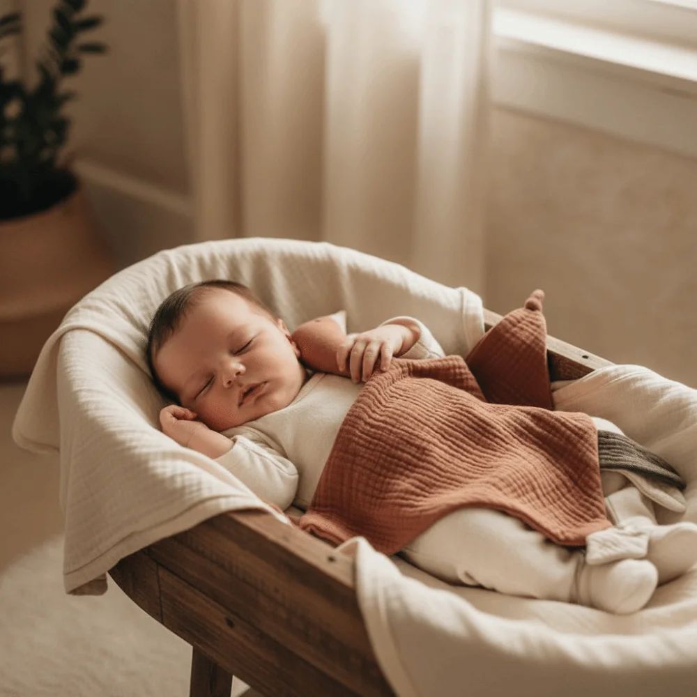 Cute Cartoon Design Swan Baby Comforter Personalized Name Saliva Towel Cotton Baby Blanket Cotton Material Bibs - view 5