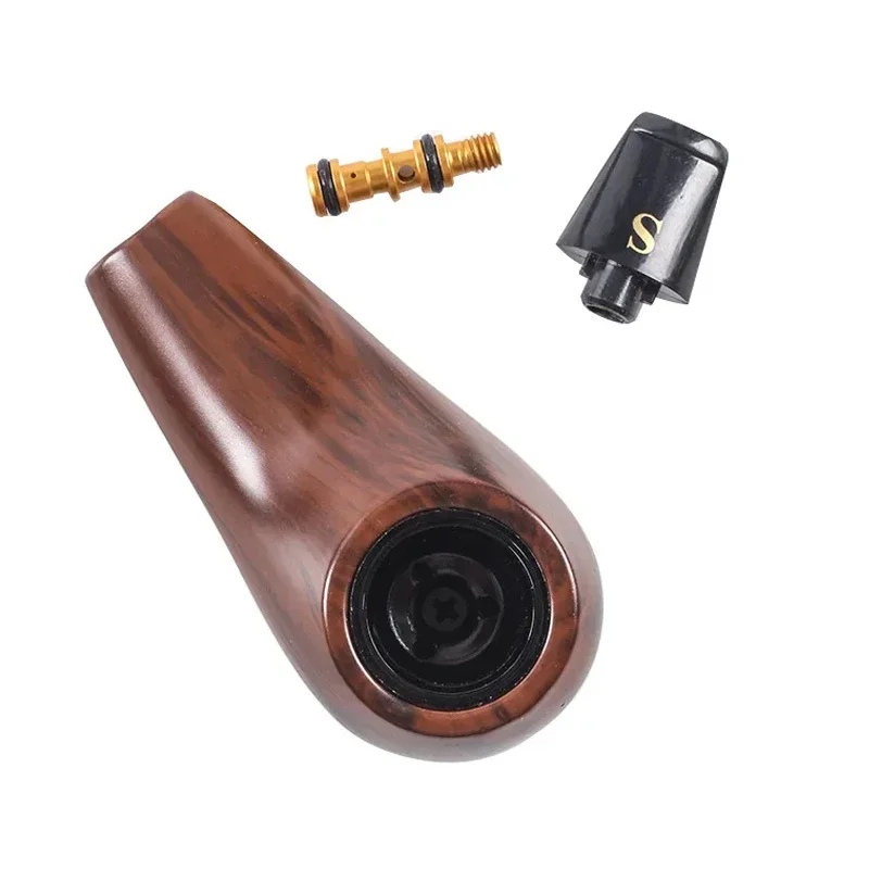 Portable Tar Filtration Wooden Tobacco Pipe Reusable Smoking Pipe Removable To Clean Cigarette Tubes Smoking Gadget Gift For Men