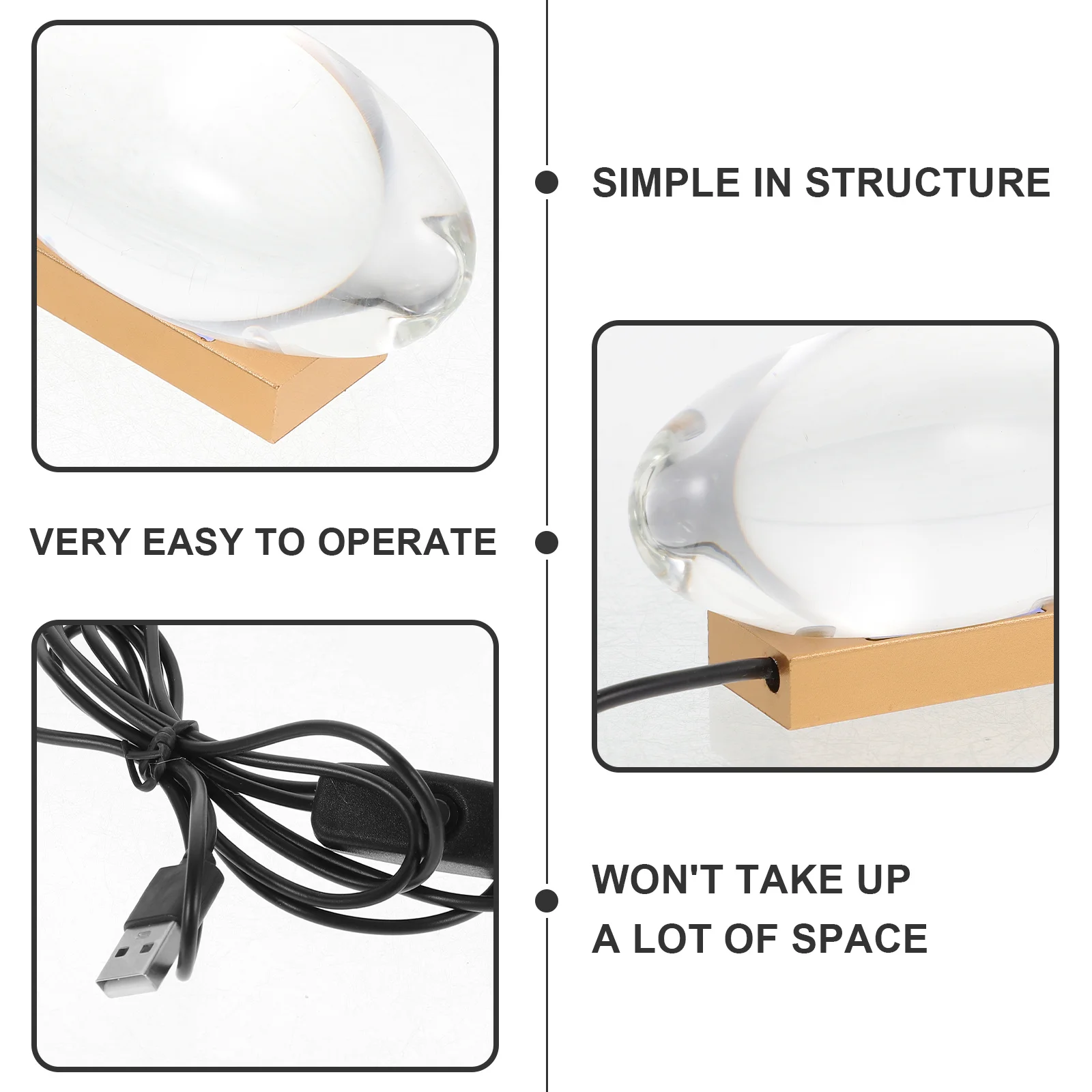 

Projection Lamp Multi-Function Desk Light Romantic Rainbow Night Light Indoor Decorative Lamp