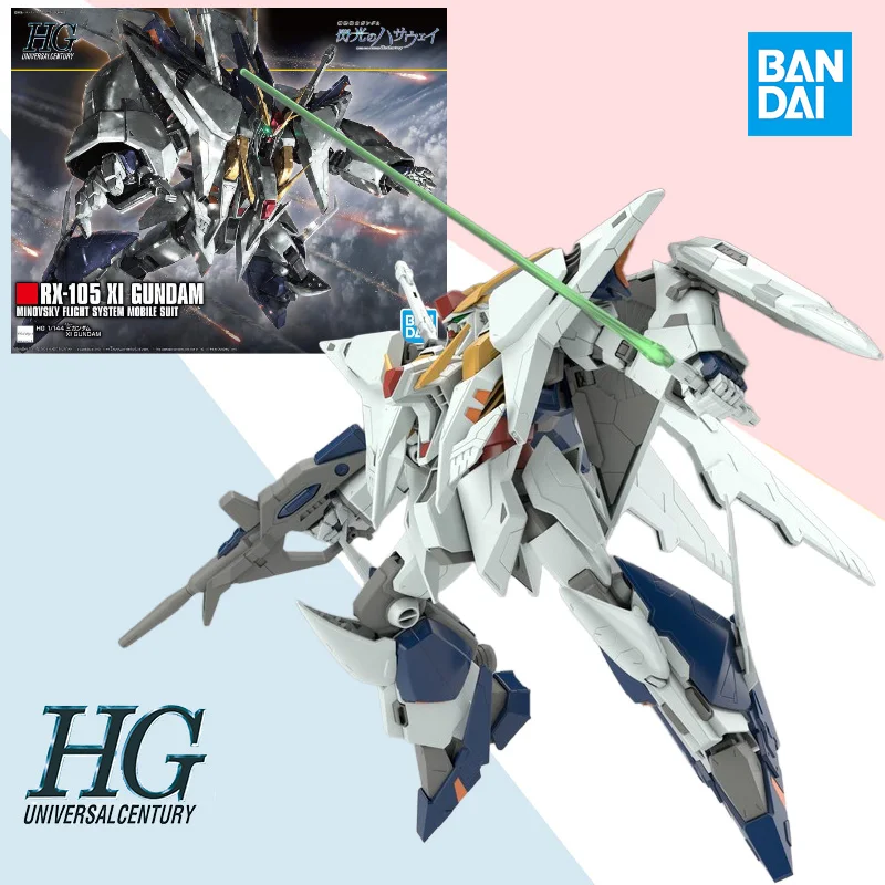 

Bandai оригинальный HG RX-105 XI GUNDAM Minovsky Flight System мобильный костюм аниме сборка куклы модель украшения коллекция игрушка в подарок