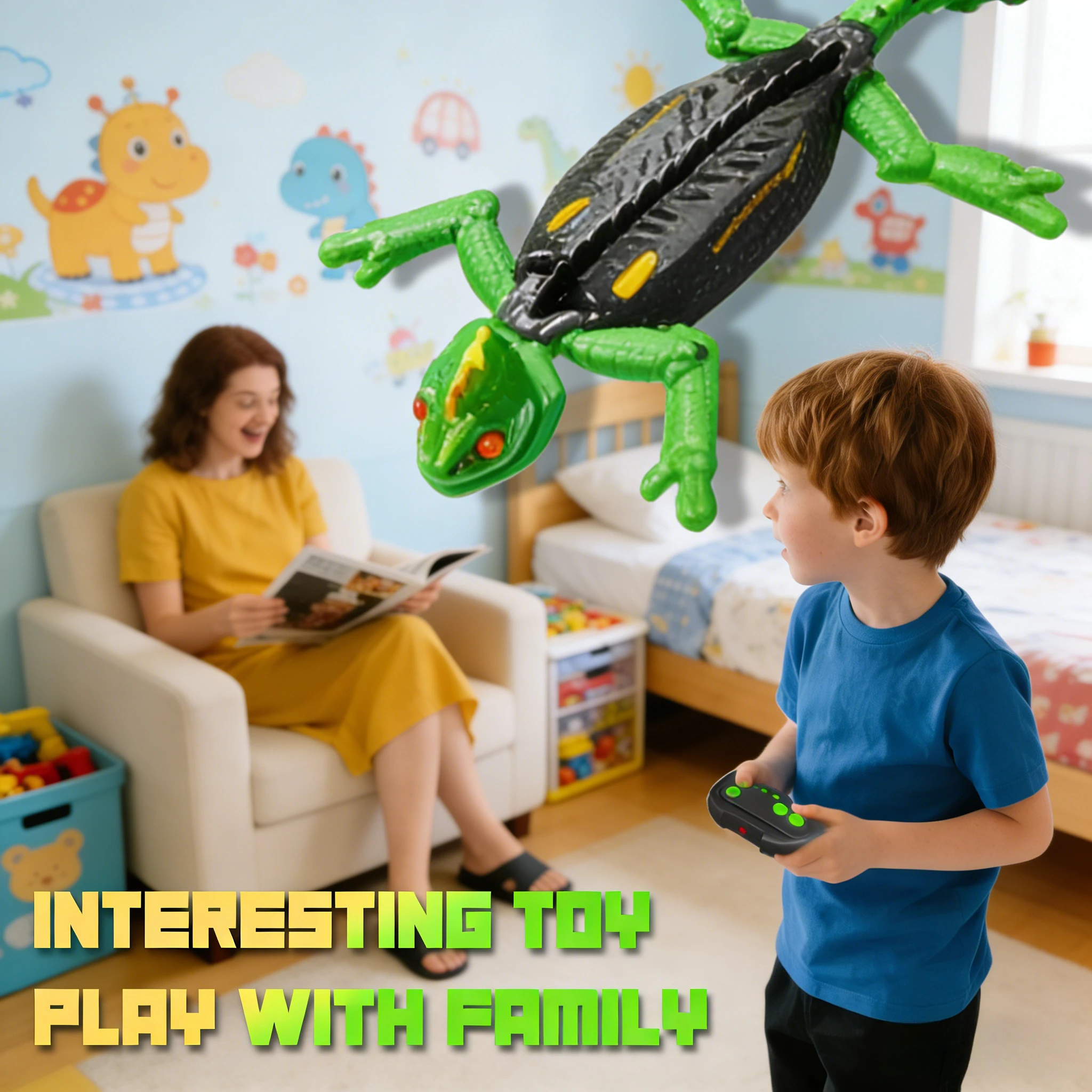 

Realistic Biomimetic RC Wall Climbing Lizard Robot Toy Remote Control Gecko That Climbs Glass & Smooth Walls Car Interior Decor