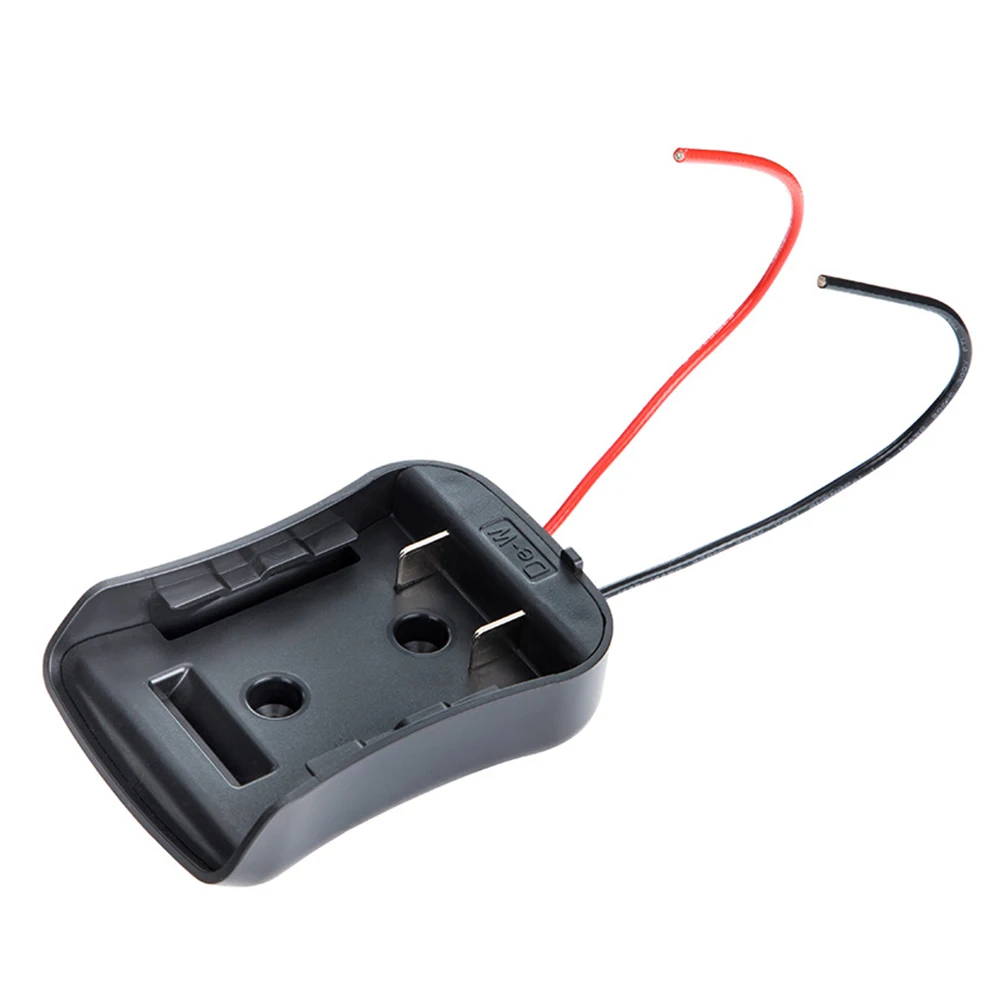 DIY Battery Converter Connector for Dewalt 14.4V/18V/20V Lithium Battery Power Tools Output Adaptor with Cable