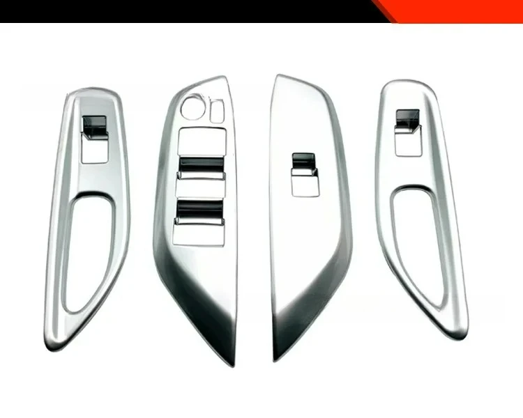 Para Toyota Yaris/Yaris Cross 2020 2021 2022 Cubierta de Acero para Botón de Interruptor de Ventanilla, Embellecedor de Elevación de Cristal, Accesorios Interiores