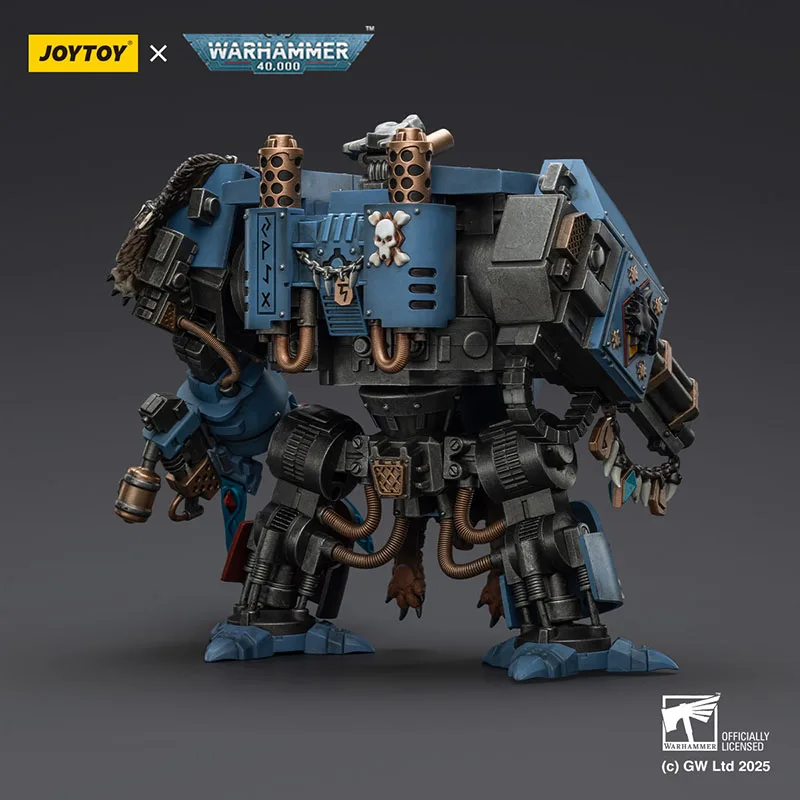 JOYTOY Warhammer 40K 1/18 ذئاب الفضاء بيورن لعبة شخصيات الحركة ذات اليدين الجندي تمثال نموذج لعبة قابلة للجمع