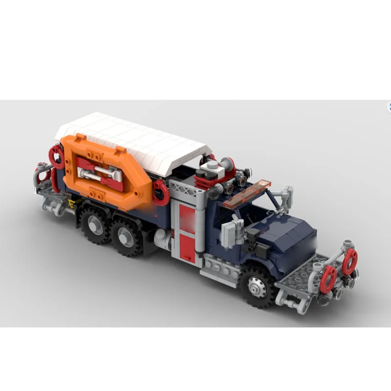 

MOC-234333New Urban Traffic Rescue Truck Building Block Model 595Parts Boys Children's Birthday Assembly Building Block Toy Gift