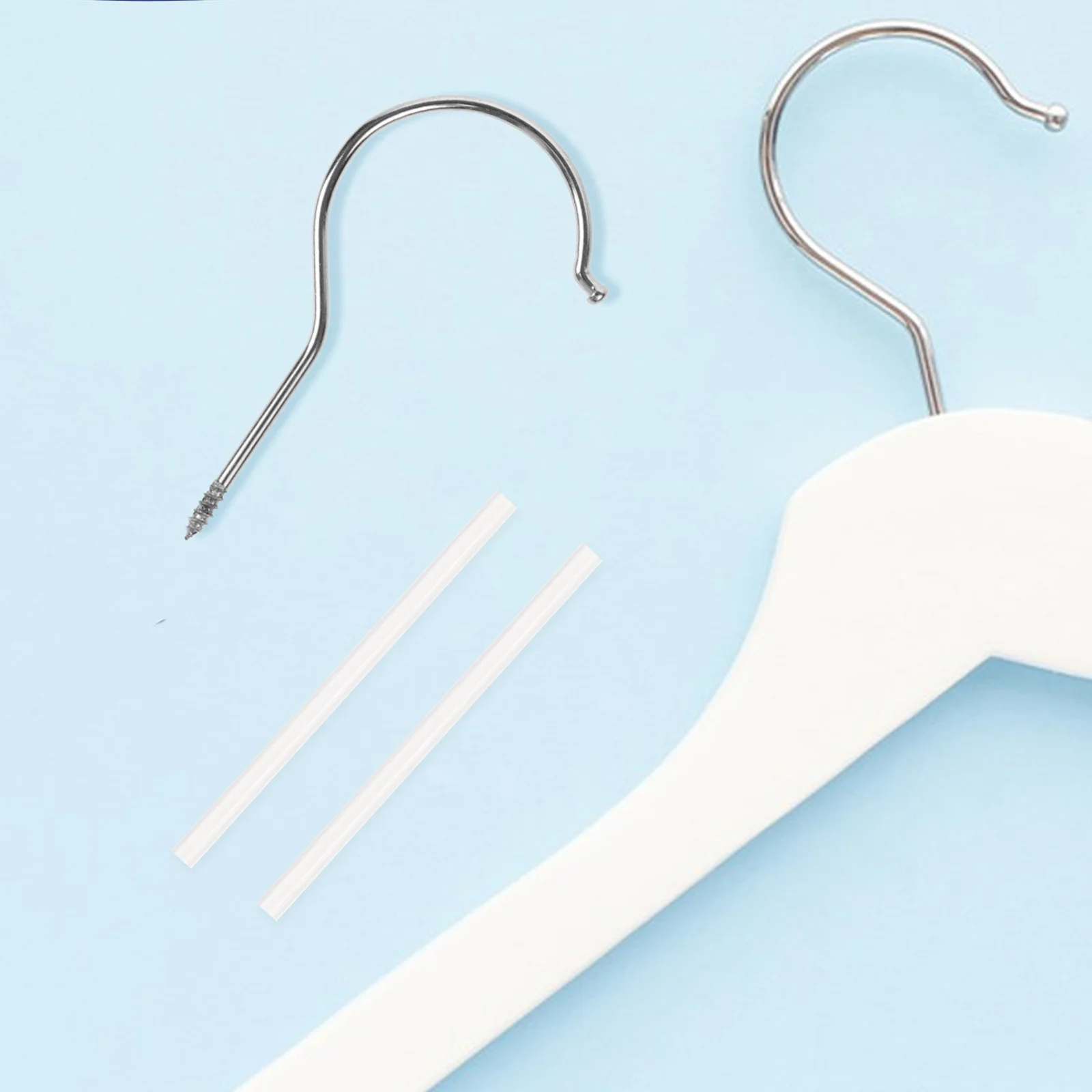 

100Pcs Wire Hook Caps Soft PVC End Protectors Hanger Safety Covers No Hanger Marks Easy Install for Closets Wire Hook Tip Cover