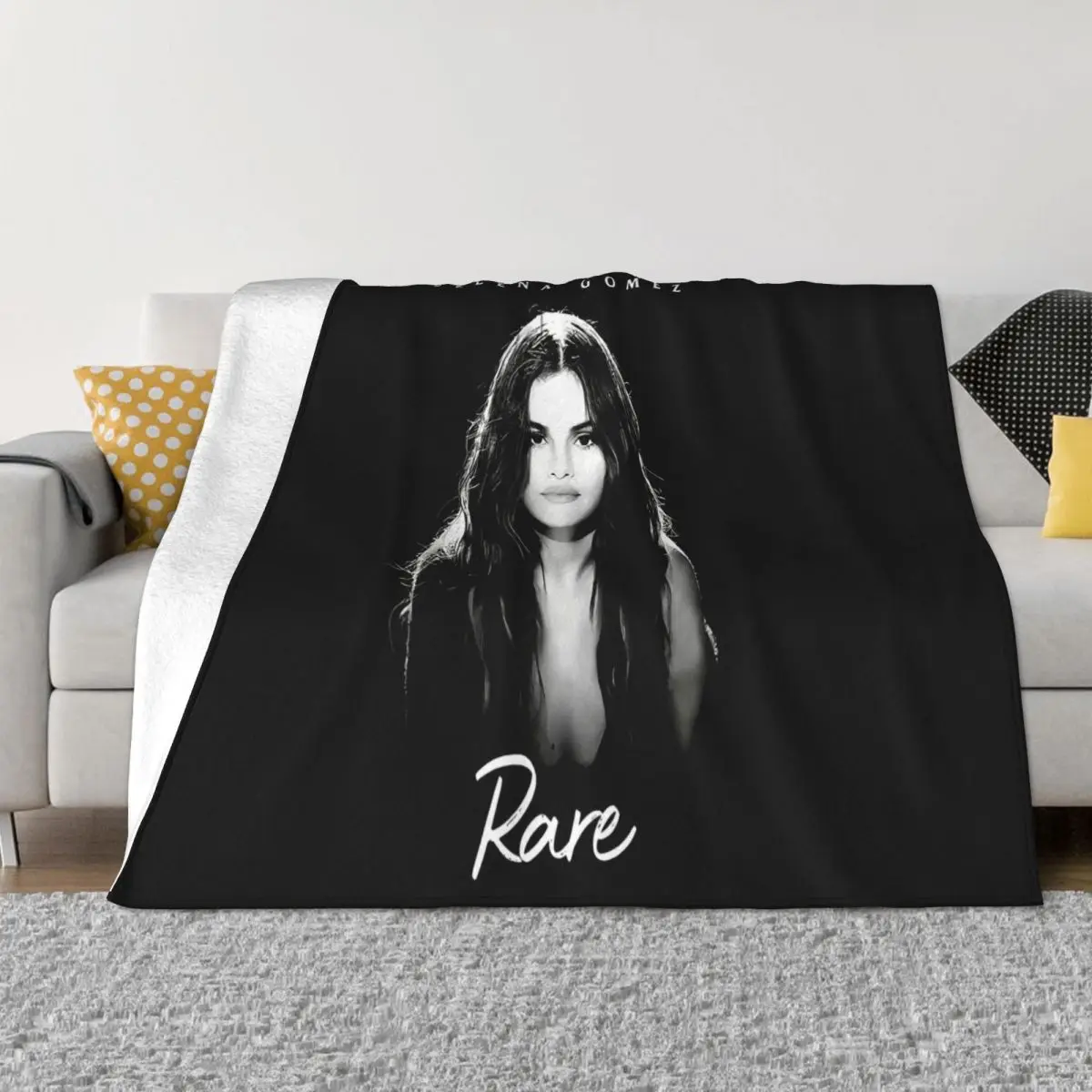 Selena Gomez Rare Unisex Lose You To Love Me New Album 2019 Inspired Crewneck Throw Blanket