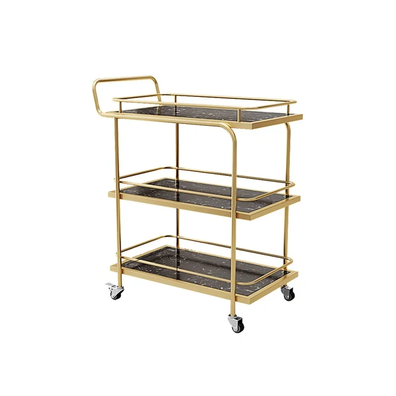For Professional Use Wrought Iron Trolley for Restaurant Easy Operation Easy Installation Durable Build Sturdy Construction