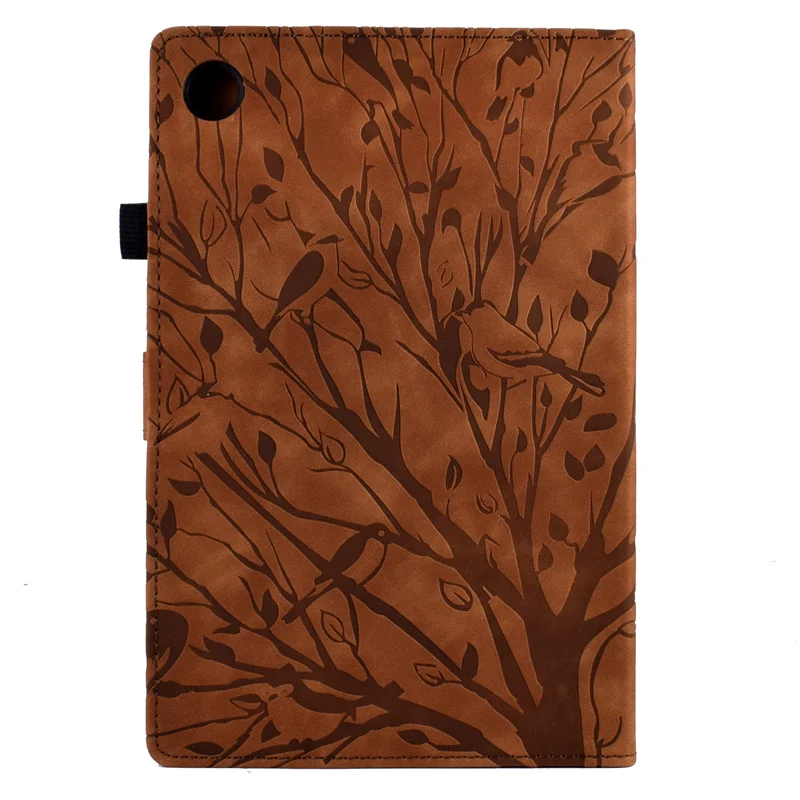 Etui na tablet Samsung Tab A11 Plus SM X230 X235 z wytłaczanym wzorem, magnetyczne, z funkcją portfela i podstawki, Funda na Galaxy Tab A11 Plus, 11 cali — zdjęcie produktu 3