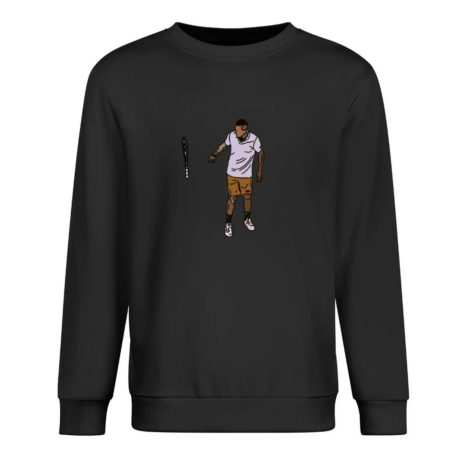 

Nick Kyrgios Throwing Tennis Racquet Pullover men's sweat-shirt autumn new products clothes for men new in hoodies & sweat-shirt