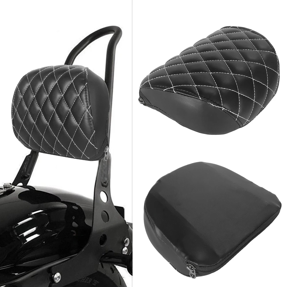 

Багажник для мотоцикла, подушка для спинки заднего пассажира, черная подушка для Harley Sportster XL48 XL883 XL1200 2004-2022 23