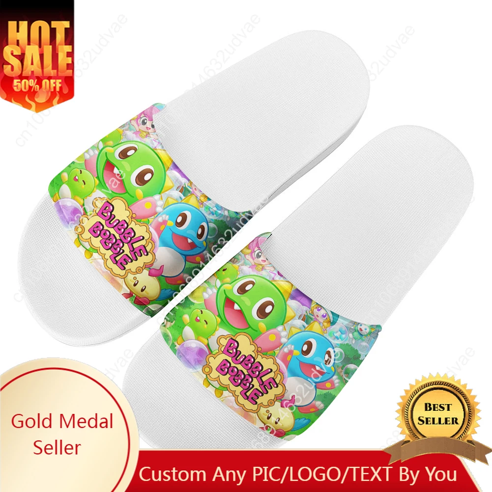 

Bubble Bobble Slippers Home Bathroom Sandals Water Shoes Men Women Teenagers Indoor Poor Sandal Customized Summer Slipper