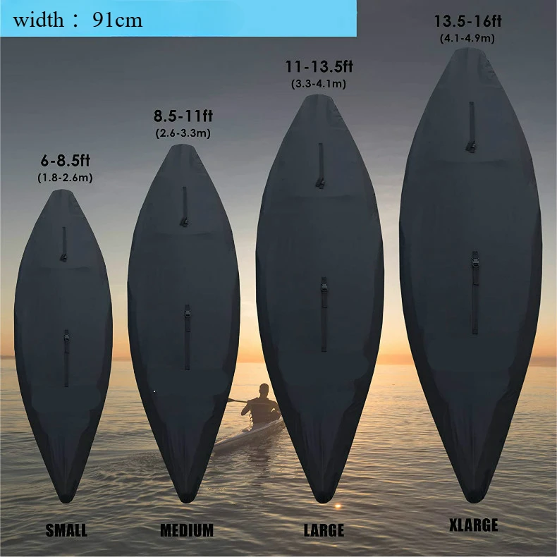 耐久性のある KayakCover カヌー コックピット ダスト カバー、防水 UV 日焼け止めシールド プロテクター、漁船、カヤック、カヌー、パドルボード用