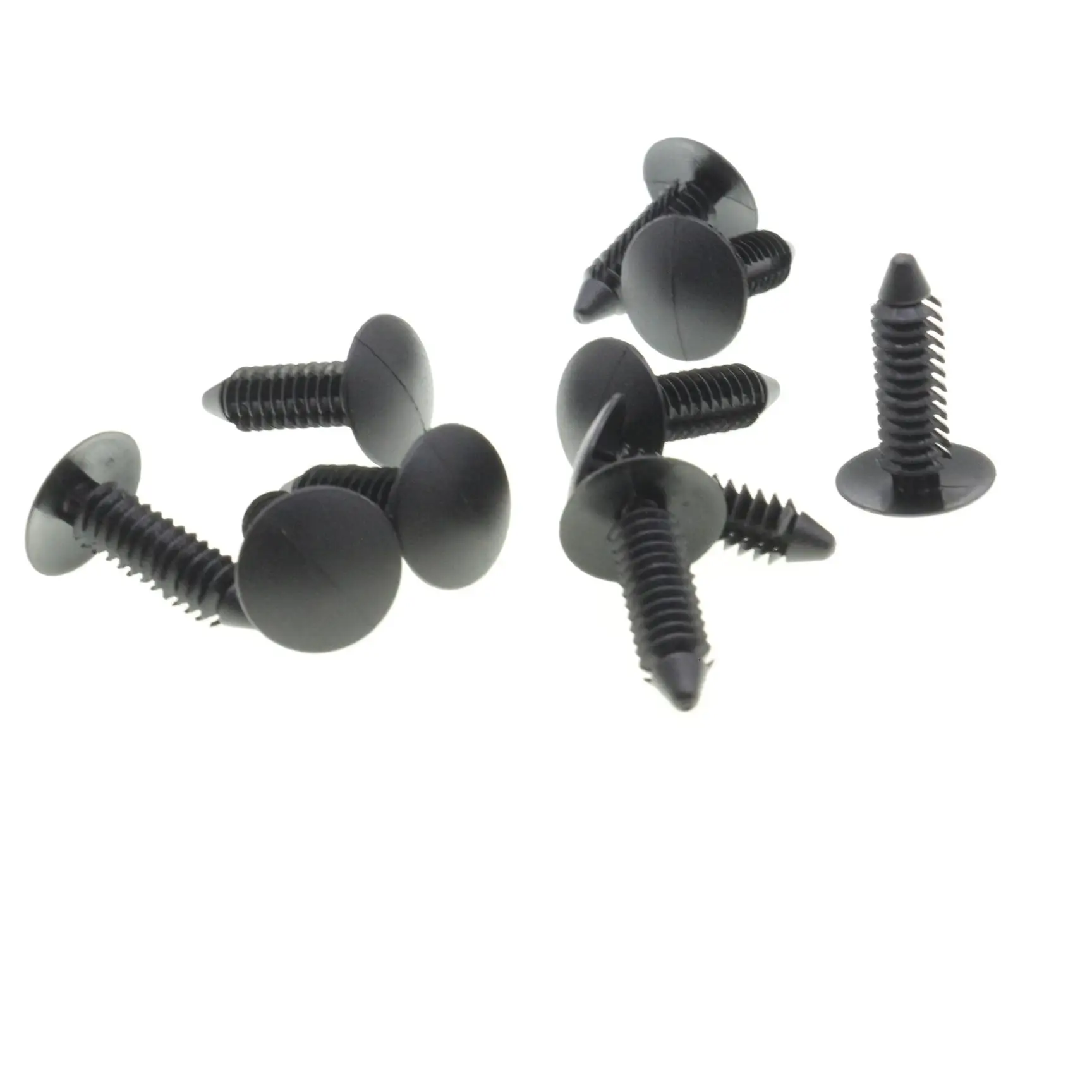 

10 pcs Black Push Pin Retainer Clips Fit For Ford Dodge Ram Lincoln Mercury Fender Bumper Shield Splash Panel Trim Fastener