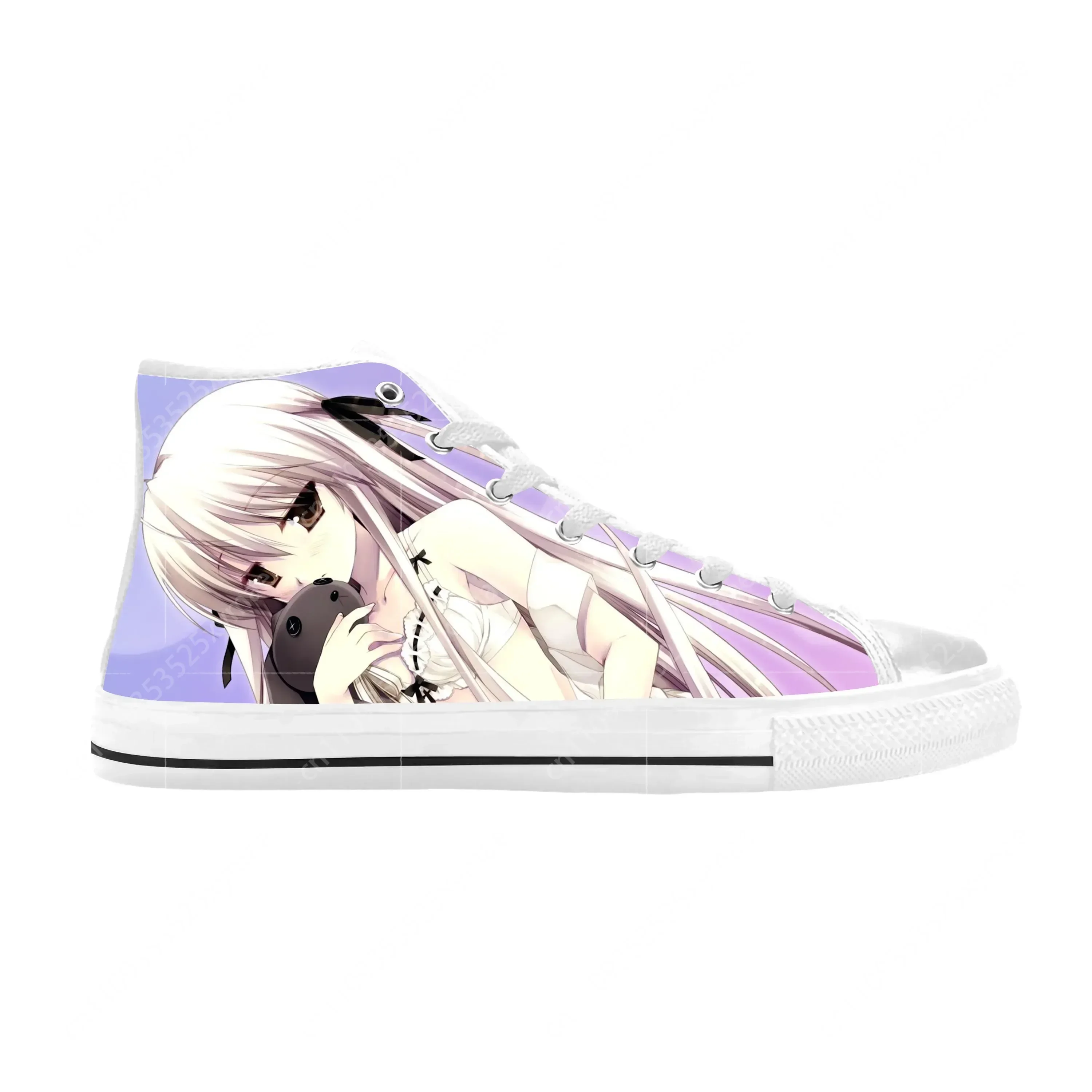 Zapatillas Deportivas de Lona con Estampado 3D de Anime Japonés Yosuga No Sora Kasugano Sora, Cómodas, Transpirables, de Caña Alta, para Hombre y Mujer