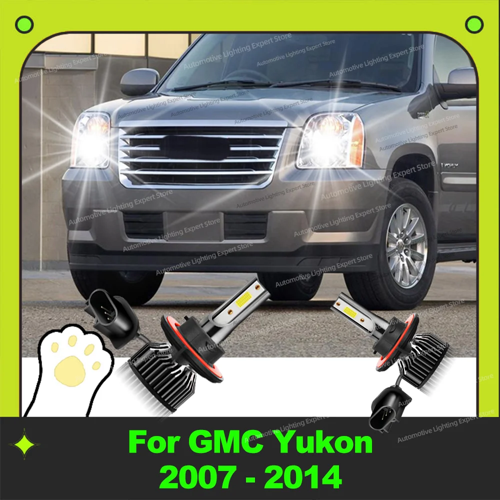 

2 шт. светодиодные лампы высокой мощности 180 Вт, лампа 6000 К, 12 В, фара для GMC Yukon 2007 2008 2009 2010 2011 2012 2013 2014