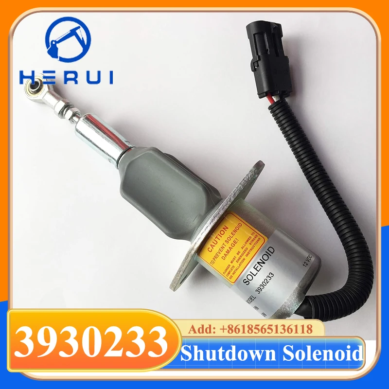 3930233 3928161 3930234 3964624 6743-81-9140 SA-4335-24 Flameout Solenoid Valve 12V 24V for 6CT 8.3