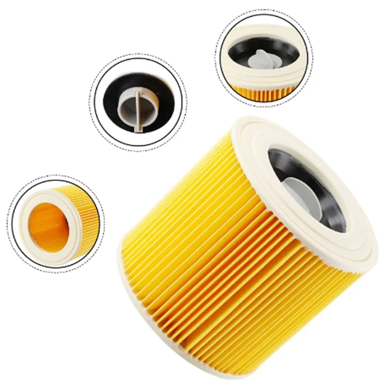 เหมาะสำหรับเครื่องดูดฝุ่น Karcher NT20/1 NT30/1 N ส่วนประกอบตัวกรองอุปกรณ์เสริมที่ T38