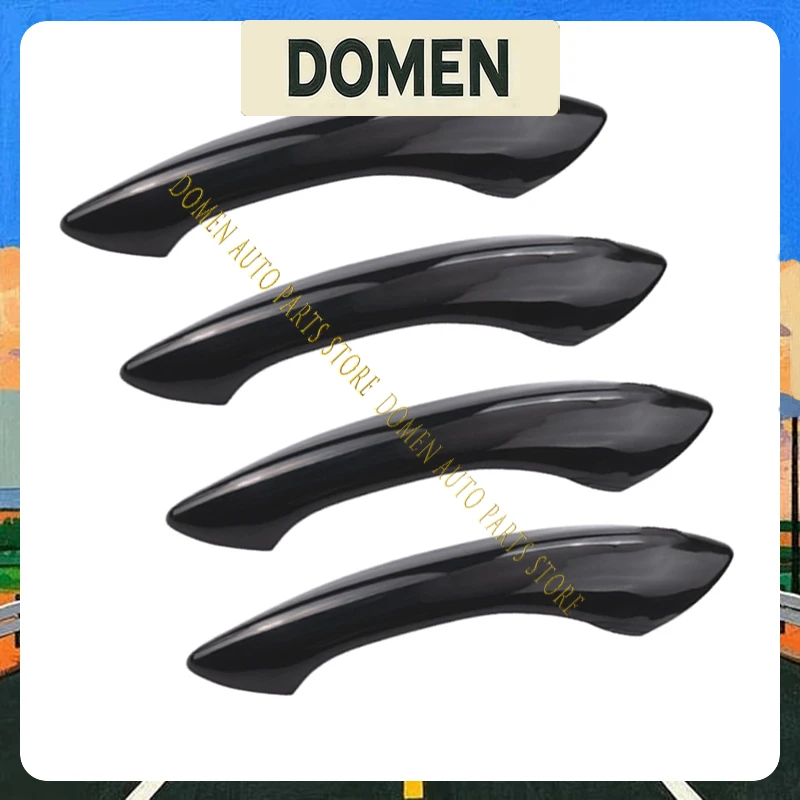 DOMEN LHD RHD Carbon Fiber Exterior Door Handle Cover Trims For BMW 5 6 7 Series F07 F10 F11 F06 F12 F13 F01 F02 F03 F04 Accesso view 6