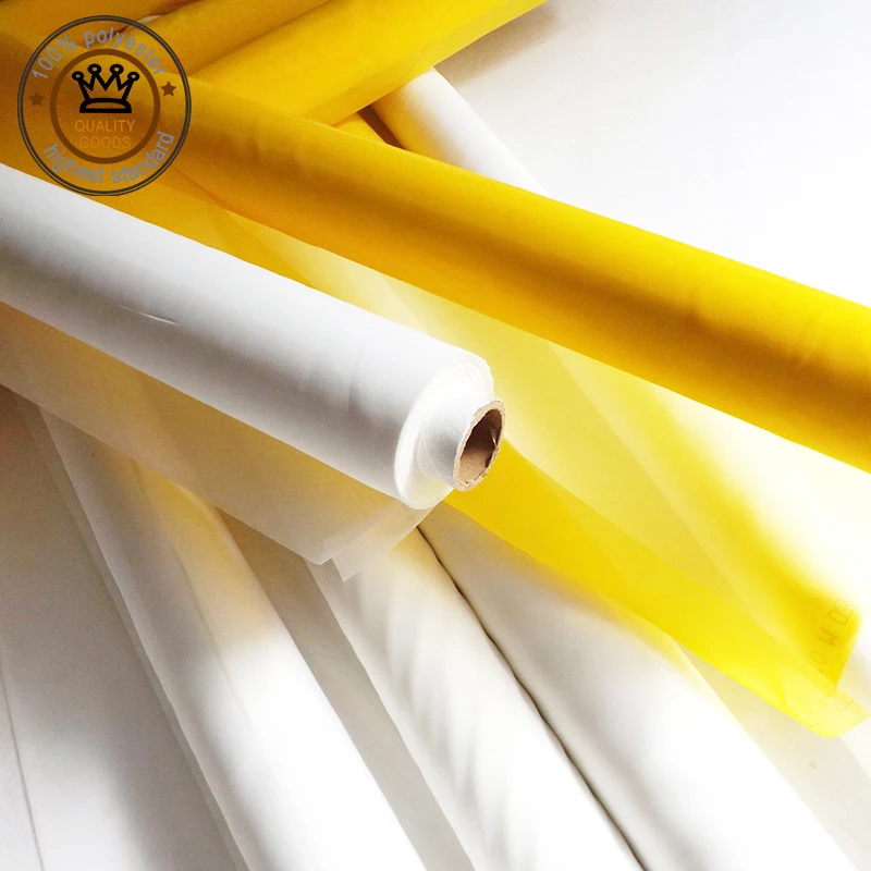 Factory Supply Polyester Mesh Ribbon 165T 31um 300cm Width 70Meters For Silk Screen Printing Industrial Bolting Cloth