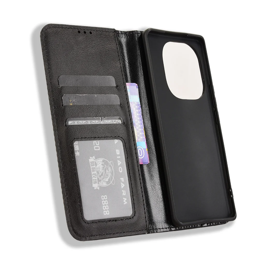 ل Vivo iQOO Z9S Pro 5G حافظة فاخرة فليب محفظة من جلد PU الامتزاز المغناطيسي ل Vivo T3 Pro 5G T3Pro أكياس الهاتف #3