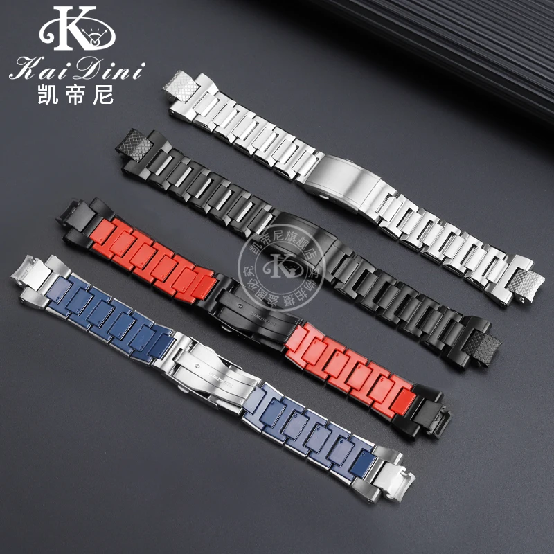 

Quick release Stainless steel watchband special for Casio MTG-B3000 steel watch strap men's bracelet accessories