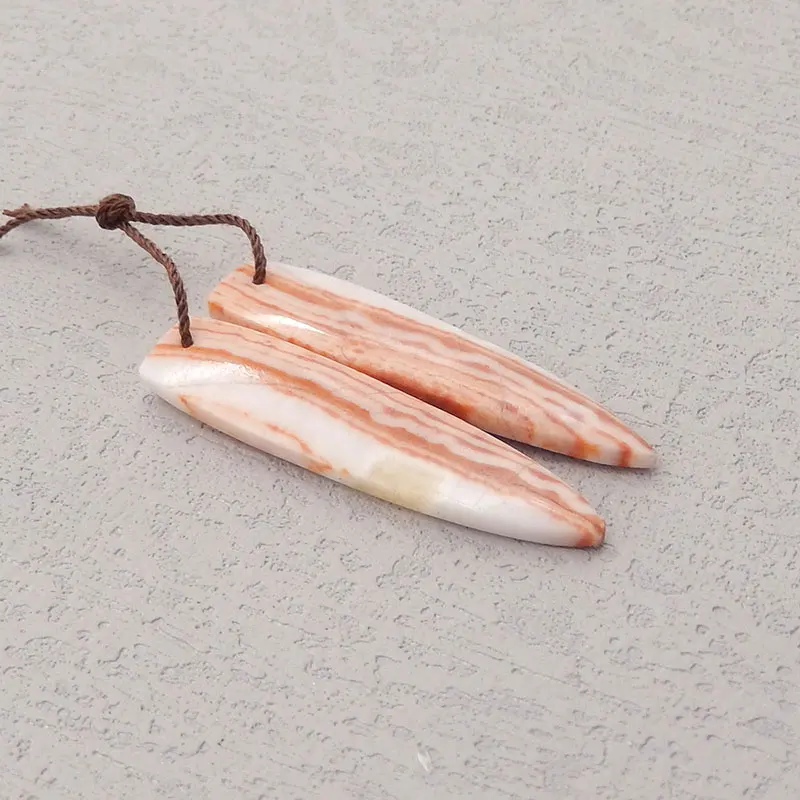 Natural Pork Stone Earring Beads for Women, Gemstone Earrings Set Wholesale for Jewelry Making