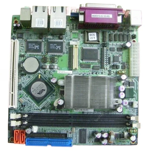 

17X17 industrial control board, integrated CPU KINO-LUKE-533-R10 dual network port Mini ITX