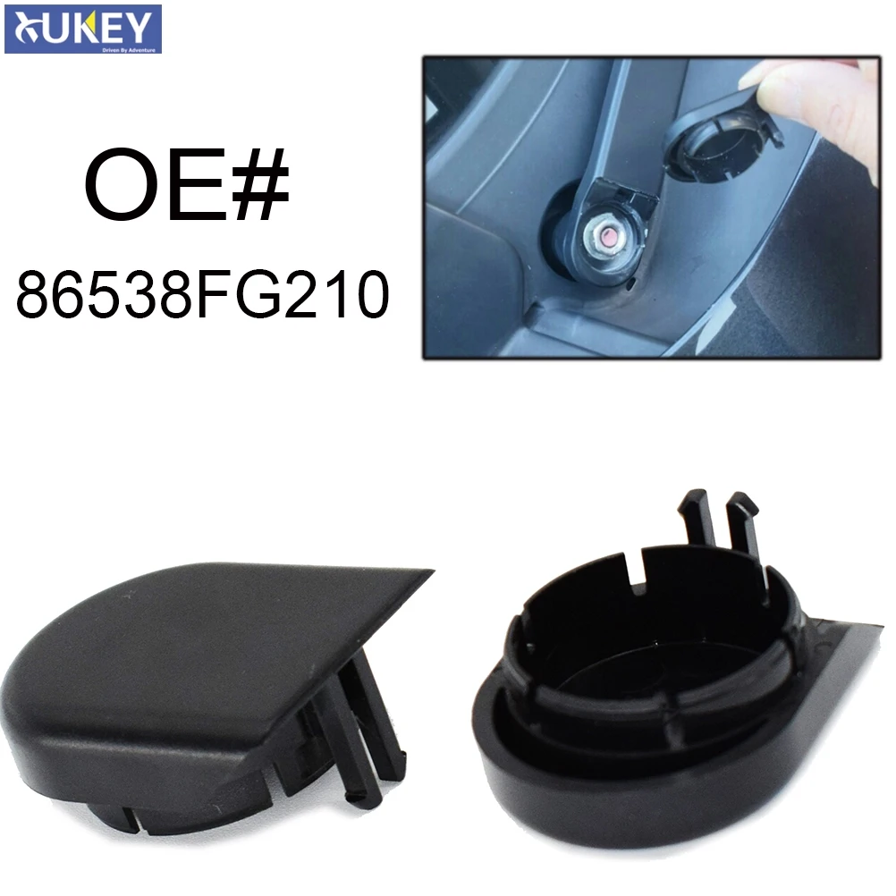 2Pcs/set Car Front Windshield Wiper Arm Head Bolt Nut Cover Cap For Mazda 6 GH 5 CX-5 CX-7 RX8 CX-9 Antirust Plastic Case