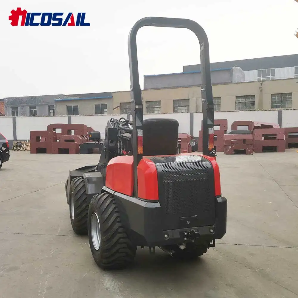 جرافة انزلاقية صغيرة رائجة البيع مع شحن مجاني - معتمدة من CE، تنطبق على البناء والمزرعة والبستان