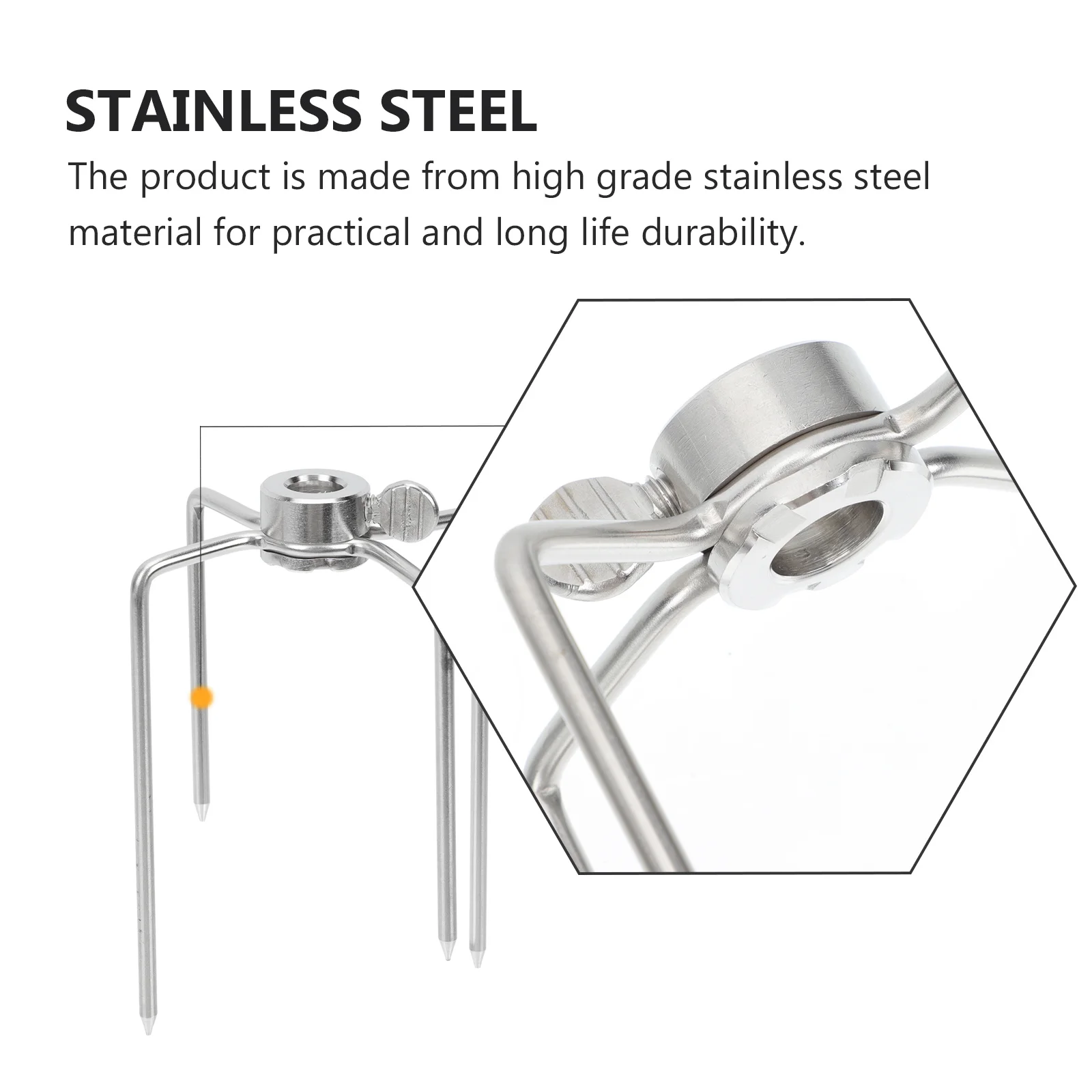 

2 шт., вилки для жареной курицы из нержавеющей стали, термостойкие, домашние, барбекю, кухонный гриль, вращающиеся вилки для еды для мяса, прочные