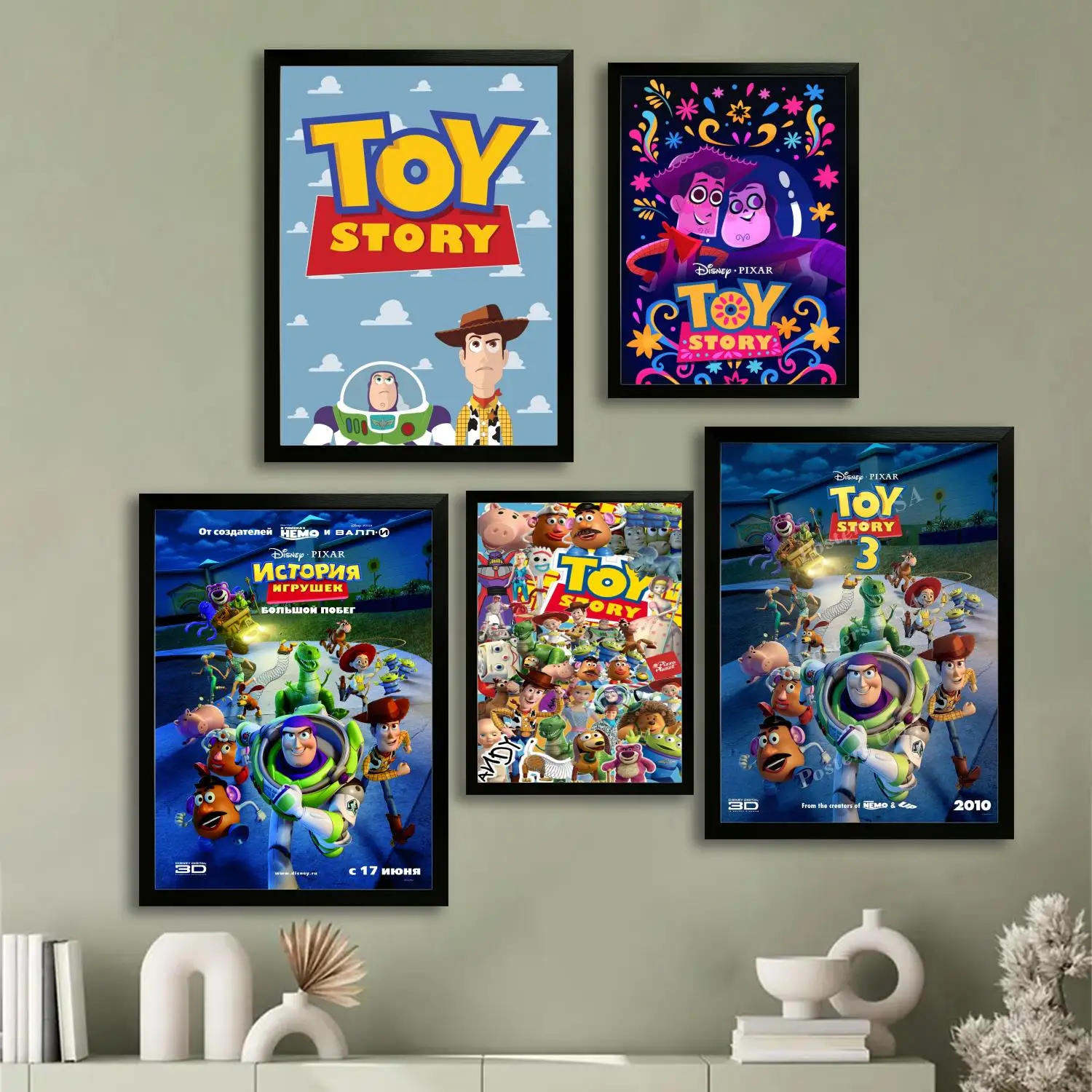 

Toy Story Canvas Art Poster and Wall Art, Picture Print, Modern Family, Bedroom Decor, Posters,Decorative painting