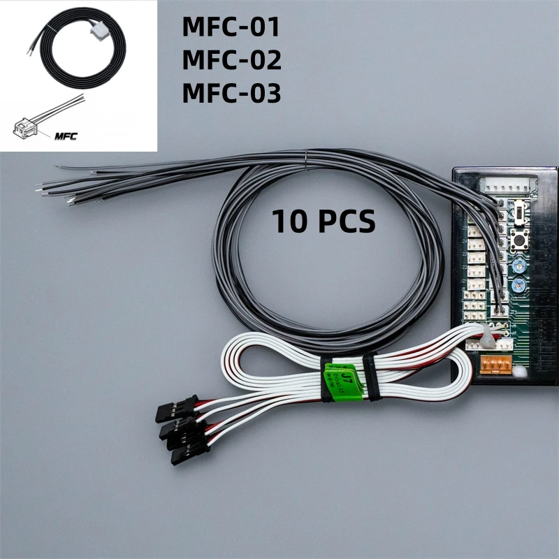 10 PCS MFC-01 02 03 Plugs Wires 60cm Long For Tamiya 1/14 RC Tractor Tipper Dump Truck Multi-Function Control Unit Parts