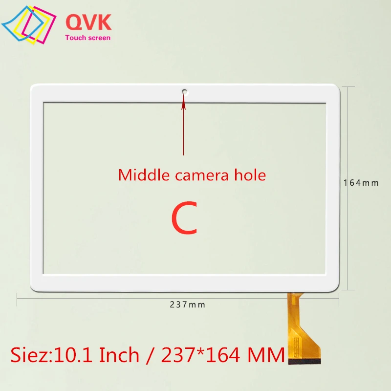 10.1 inch New white black touch for Zonko K105 Capacitive touch screen panel repair and replacement parts k105