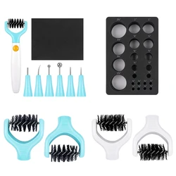 2024 All-In-One Paper Sculpting Tool Kit & Die Brush Paper Flower Shaping Making Tool Set for DIY Dimensional Flowers Craft