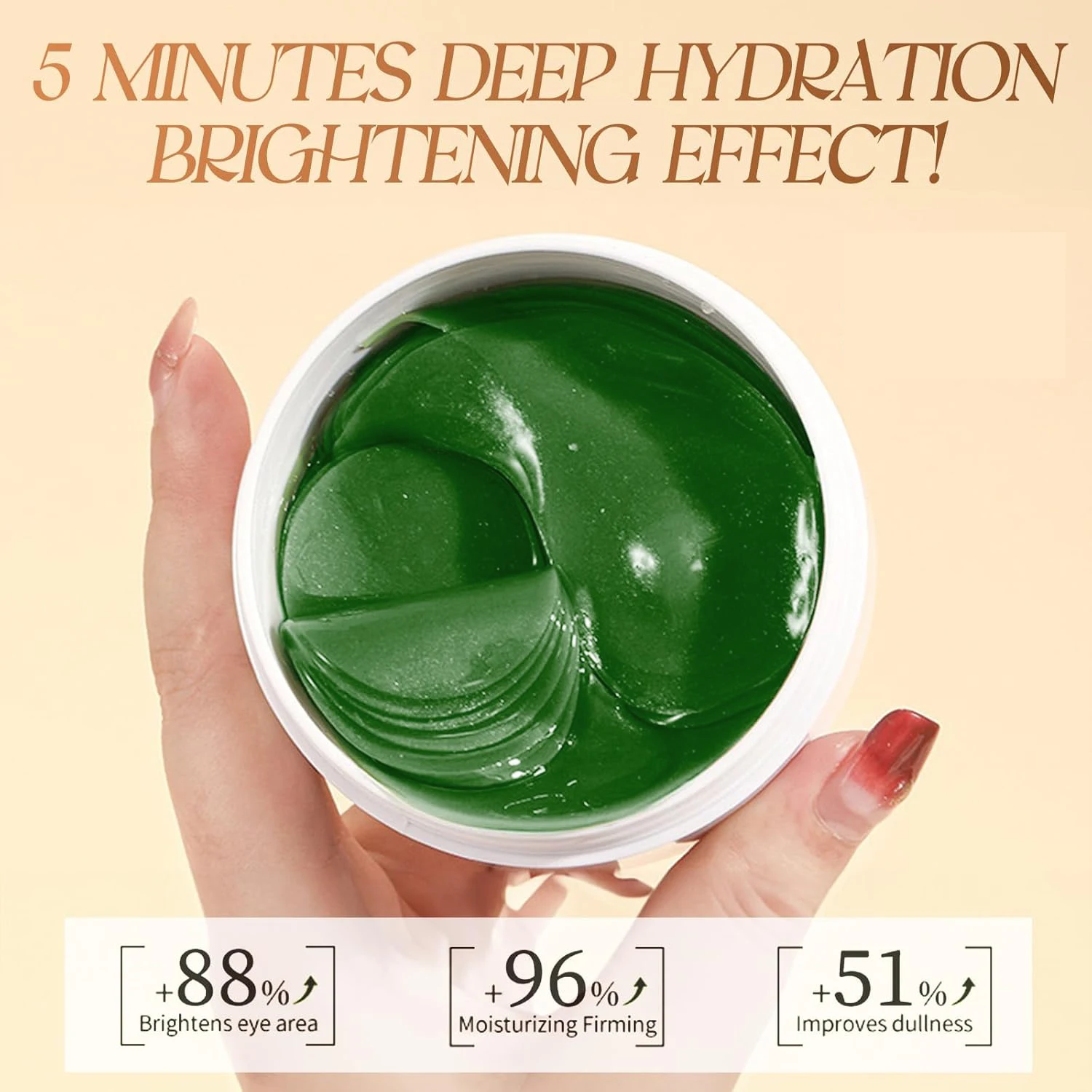 قناع العين الكريستالي للأعشاب البحرية؛ إنه غني بالأعشاب البحرية والكولاجين وحمض الهيالورونيك، والذي يمكنه تنعيم الخطوط الدقيقة، ويتلاشى الهالات السوداء، ويشد البشرة وينعيم العينينينين #3