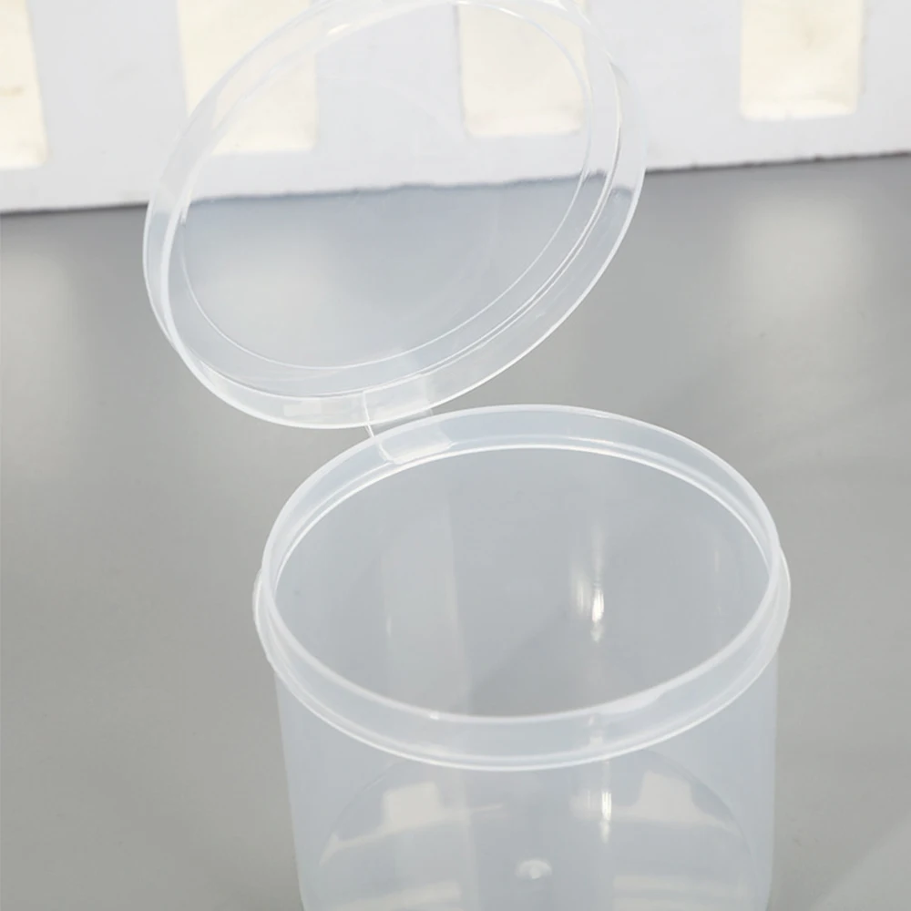 5/2/1 szt. Przezroczyste Plastikowe Pudełko Etui Przenośne Podróżne Kosmetyczki na Gąbki i Puszki Wodoodporne Pyłoszczelne Pudełka do Przechowywania