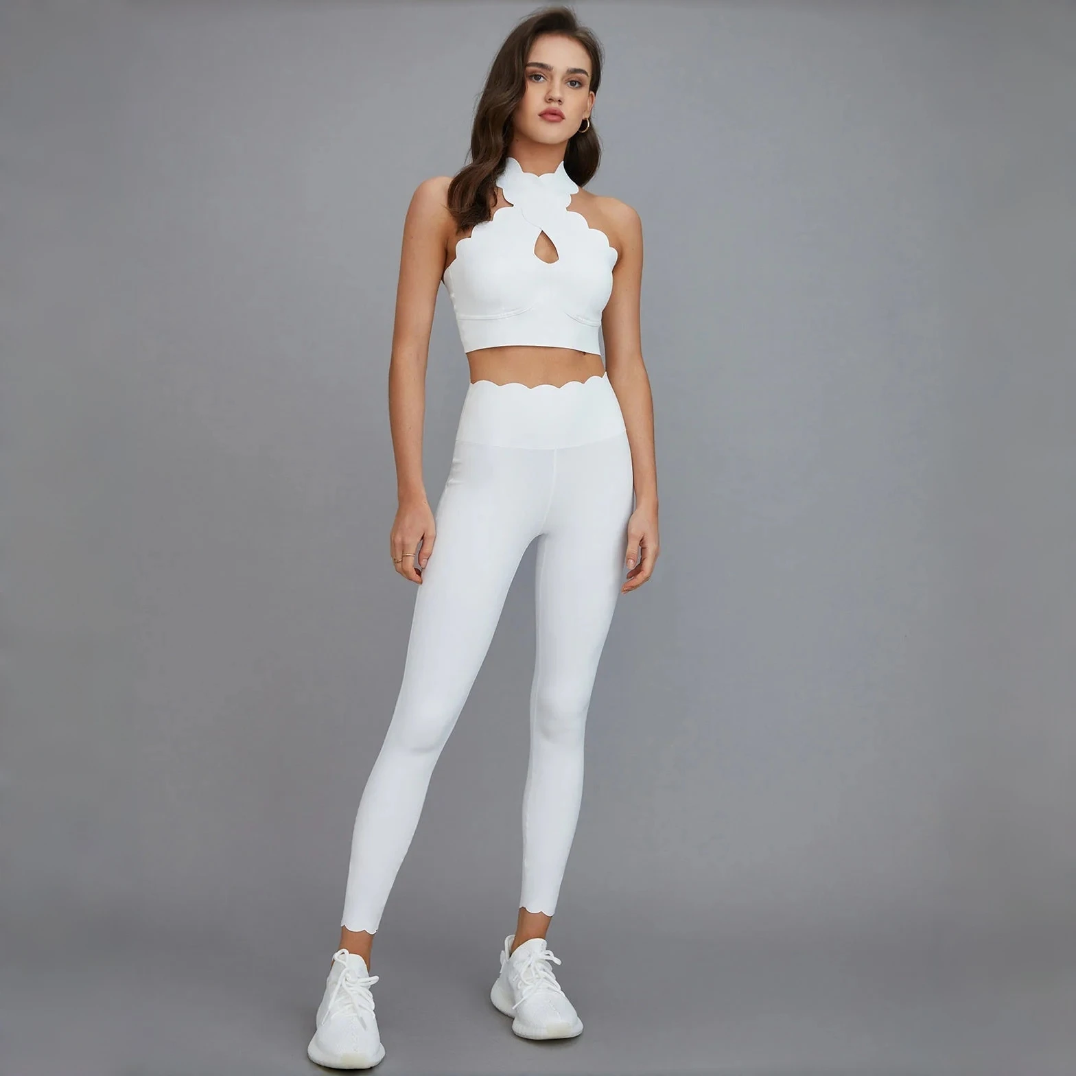 2024 1/2/3Pcs Yoga Set Women Gym Sportswear Sport Bra Sexy Beauty Back Workout Tops High Waist Yoga Pants Hip Lift Gym Leggings