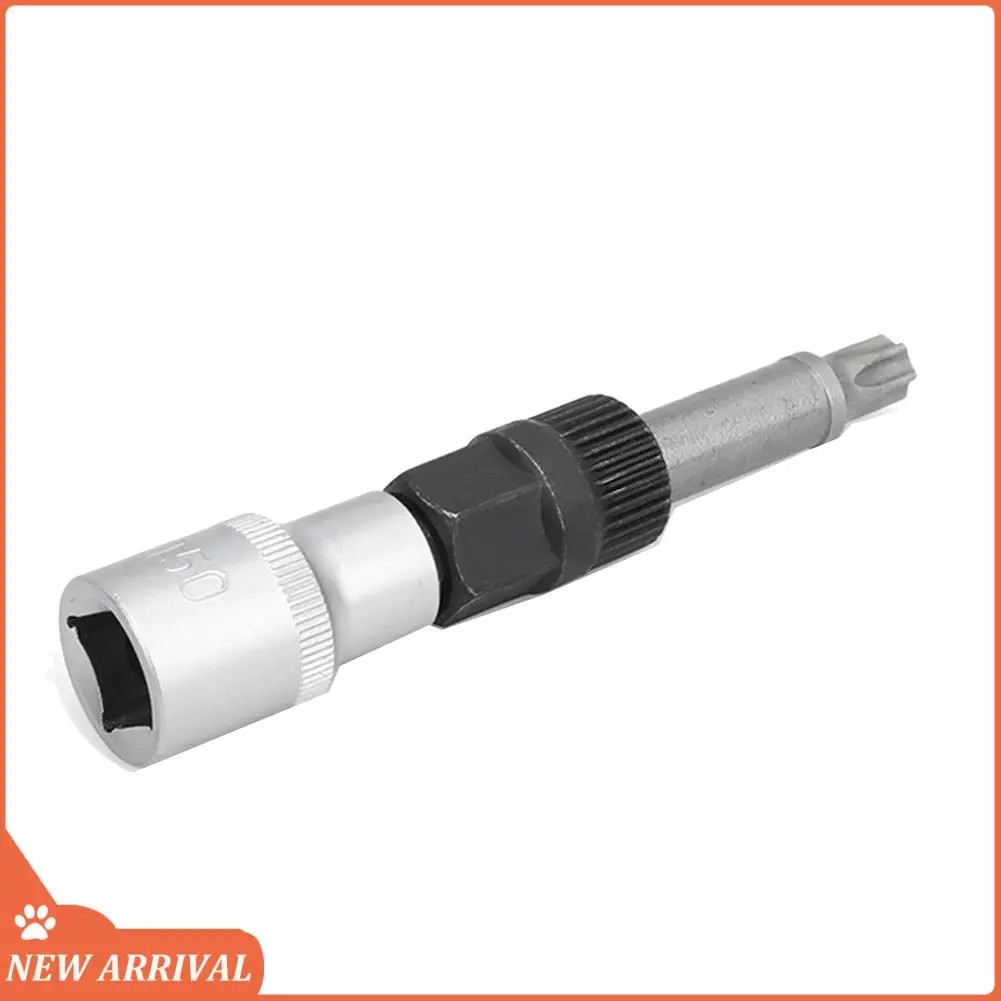 

Emption!Alternator Pulley Socket Drill Bit With 33 Teeth Tool Alternator Pulley Center-Bolt Remover Socket Wrench
