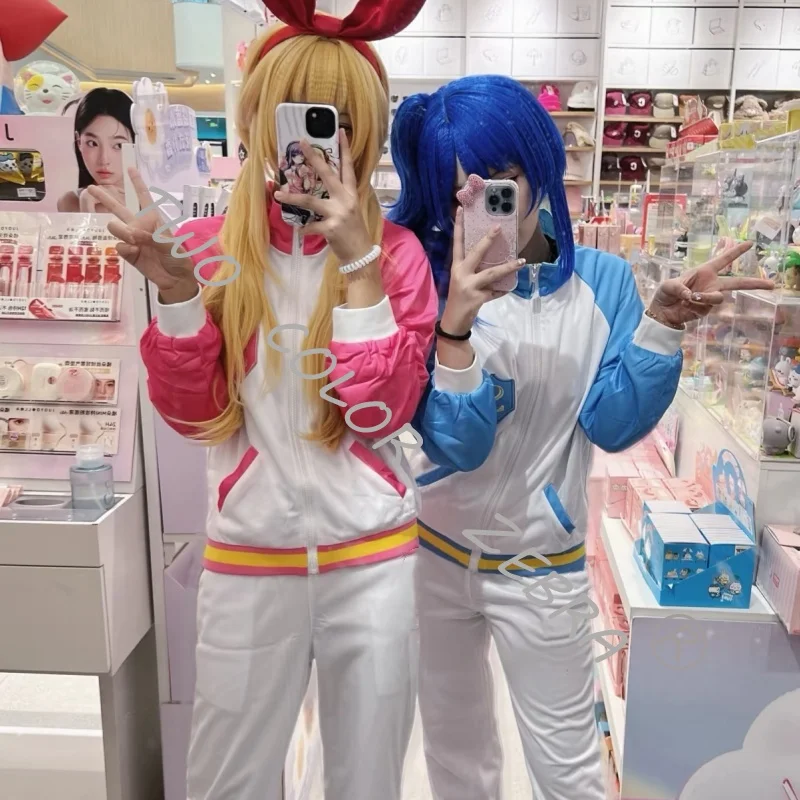 

Nijino Yume Nanakura Koharu Sakuraba Rola Cosplay Costume Anime Aikatsu STARS Gymnastic Unifrom Sportswear Suit for Team Suit