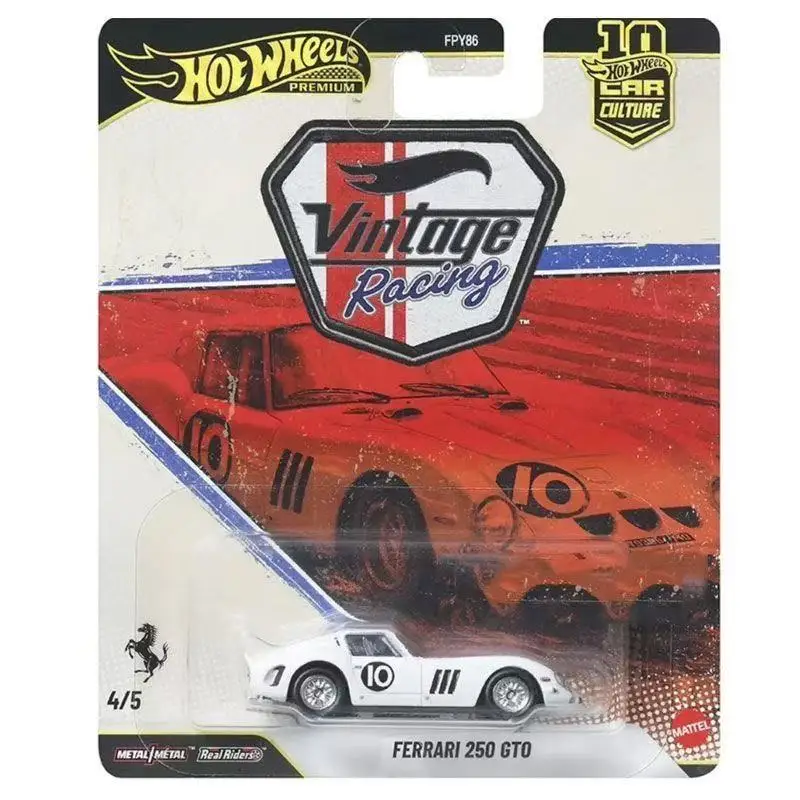 Hot Wheels Premium 2026 Car Culture Retro Racing Cars Children's Toys Jaguar Porsche Corvette Ferrari Lancia 1:64 Model Car Gift view 4
