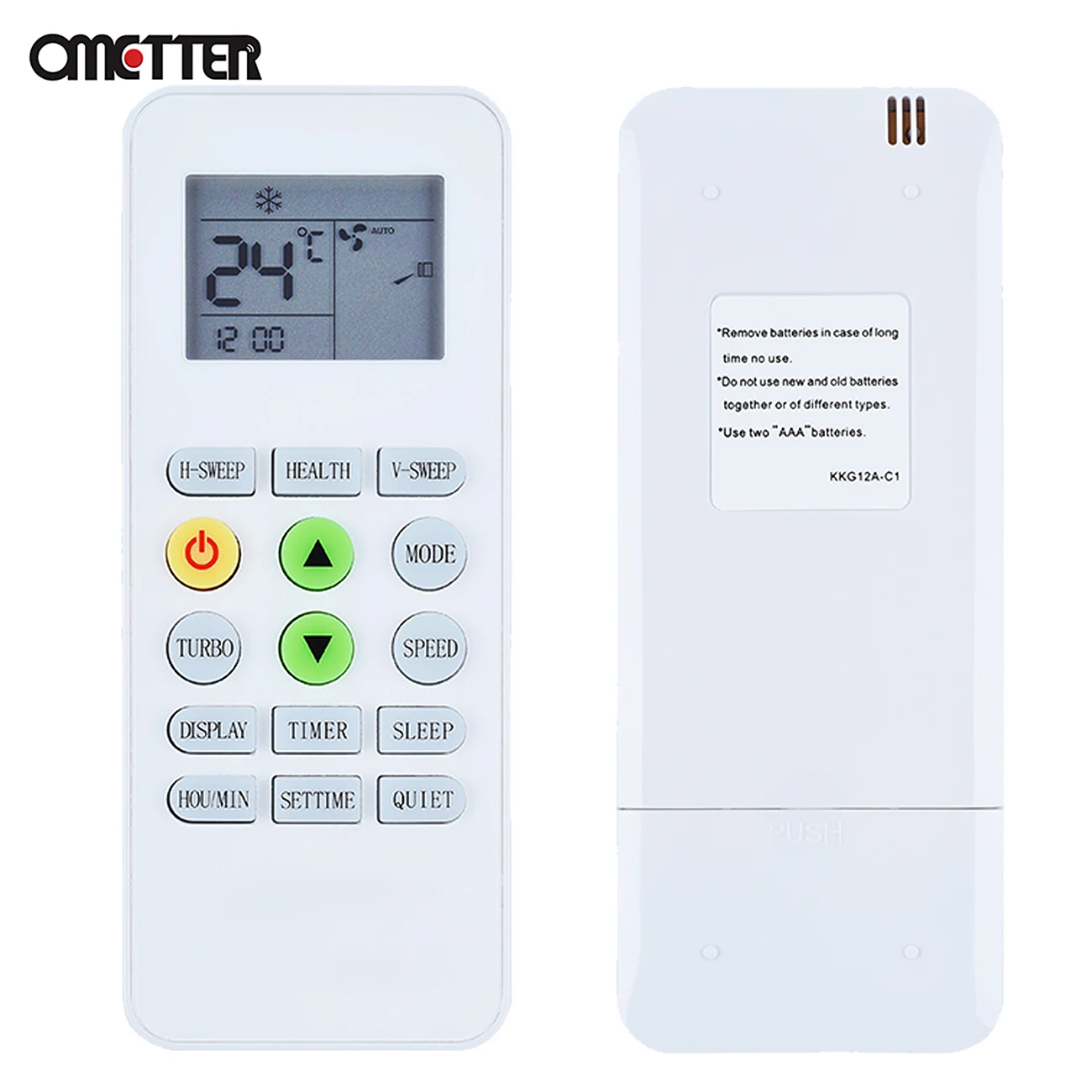 KKG12A-C1 is Suitable For Changhong Air Conditioner Sensitive Remote Control