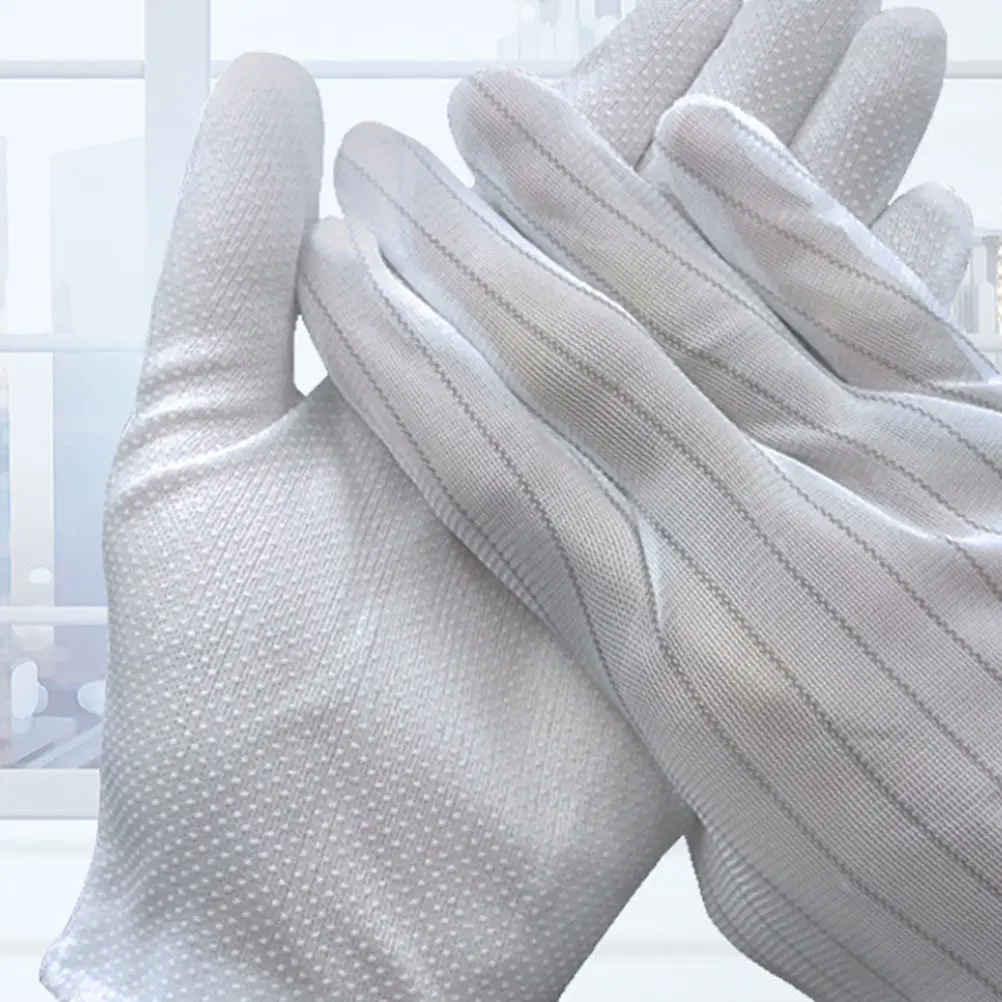 10Pairs Anti Static Gloves Ergonomic Flexible Safety Gloves for Electronics Repair Pc Building Circuit Board Installation