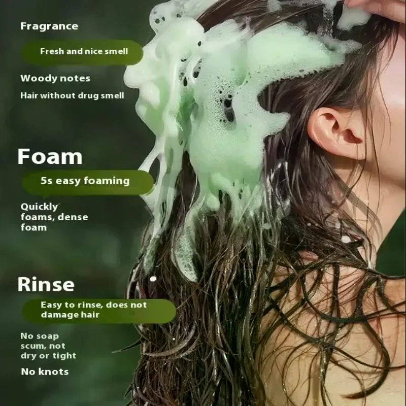 120 جرام صابون عشب عثماني مصنوع يدويًا بشكل فعال لتنظيف فروة الرأس وتقوية جذور الشعر وتقليل تساقط الشعر صابون نباتي #3