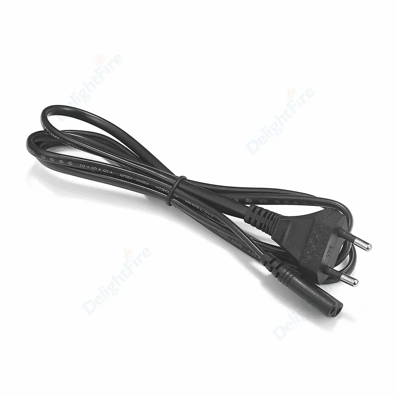 EU UK US AU Plug AC Power Cable IEC C7 2Prong Figure 8 European Power Supple Cord For Samsung Notebook TV Printer Xbox One X PS4