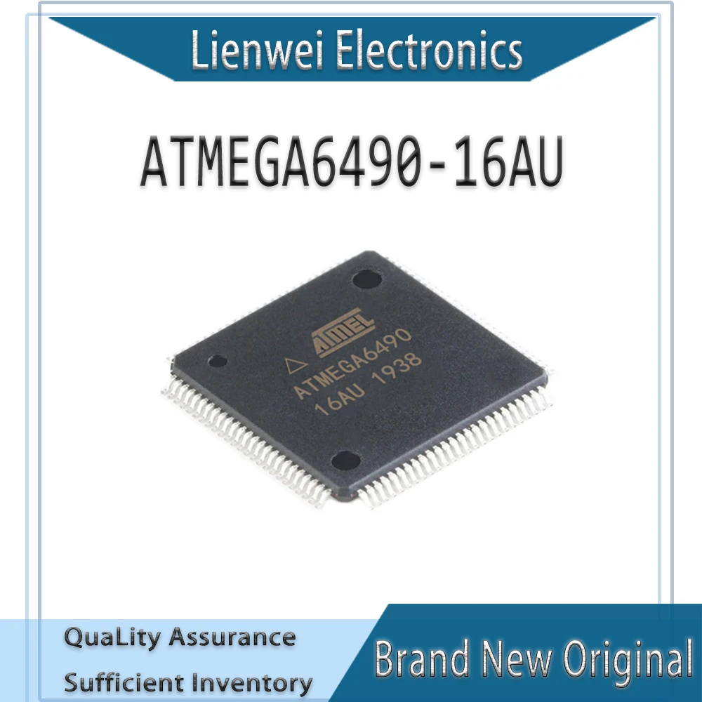 

100% New Original ATMEGA6490 ATMEGA6490-16AU IC MCU Chipset TQFP-100